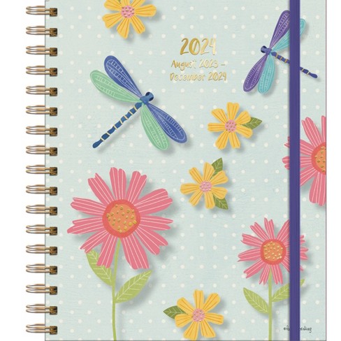 Floral Greeting Card Organizer Book with Pockets and Numbering (10 x 8.5 Inches)