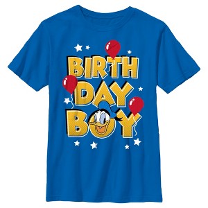 Boy's Disney Birthday Boy Donald T-Shirt - 1 of 4