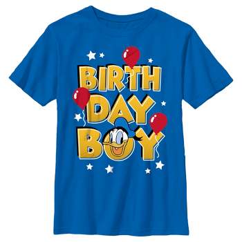 Boy's Disney Birthday Boy Donald T-Shirt