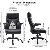 Ergonomic Office Chair, Big and Tall Home Office Chair, Pu Leather Computer Desk Chairs - 2 of 4