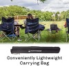 Leisure Sports Outdoor Folding Camp Table With Carry Bag - Black - 4 of 4