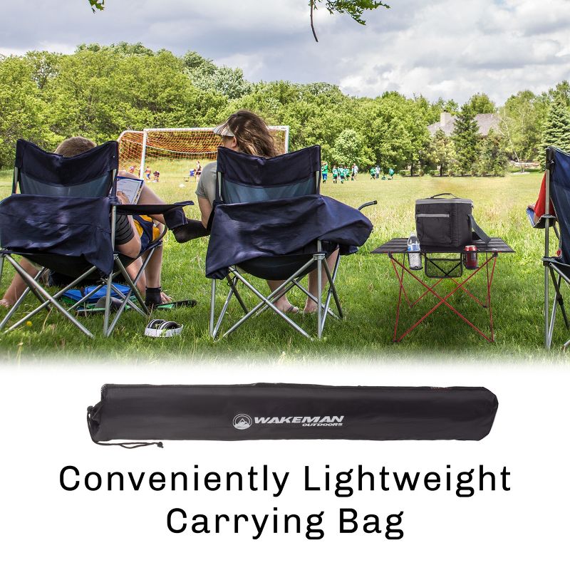 Leisure Sports Outdoor Folding Camp Table With Carry Bag - Black, 5 of 9