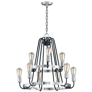 Maxim Lighting Haven 9 - Light Chandelier in  Black/Satin Nickel - 1 of 1