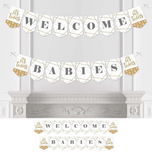 It's twins best sale baby shower decorations