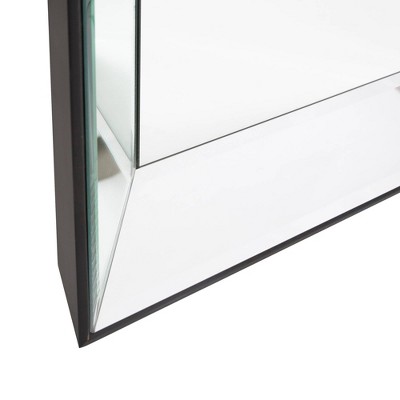 Howard Elliott 24" Square Silver Wood Framed Wall Mirror
