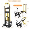 3-in-1 Heavy Duty Foldable Convertible Hand Truck with Wheels, 800 lbs Capacity Dolly Cart for Moving, Shopping, Travel - 2 of 4