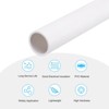 Unique Bargains PVC Water Plumb DIY Crafts High Impact Rigid Round Pipes 8" Length - 3 of 4