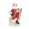 Transpac Resin 9.5 in. Multicolor Christmas Gilded Accent Santa Figurine - 2 of 4