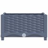 vidaXL Raised Bed 15.7"x15.7"x9.1" Polypropylene - 4 of 4