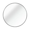 ACEPANO 24 in. H Round Wall Bathrrom Mirror with Metal Frame-Black - 3 of 4