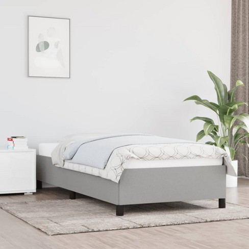 vidaXL Bed Frame White 72 in.x83.9 in. California King Faux Leather