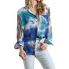 Women's Hidden Gem Tie Dye Blouse - umgee - 3 of 4