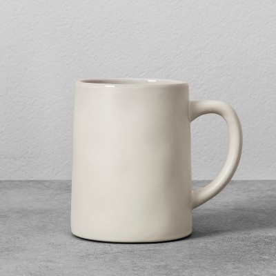 White Classic simple modern mugs Solid Matte Coffee cups matte white  capacity 12 oz durable Set of 4