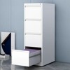 NicBex 3 Drawer File Cabinet with Lock,Office Cabinet with Handle Free Design,Modern Vertical Storage Cabinet,Filing Cabinets for Home Office - 2 of 4