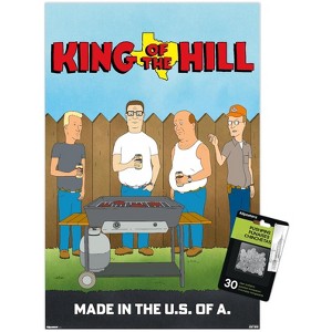 Trends International King of the Hill (1997) - Backyard Street Scene Unframed Wall Poster Prints - 1 of 4