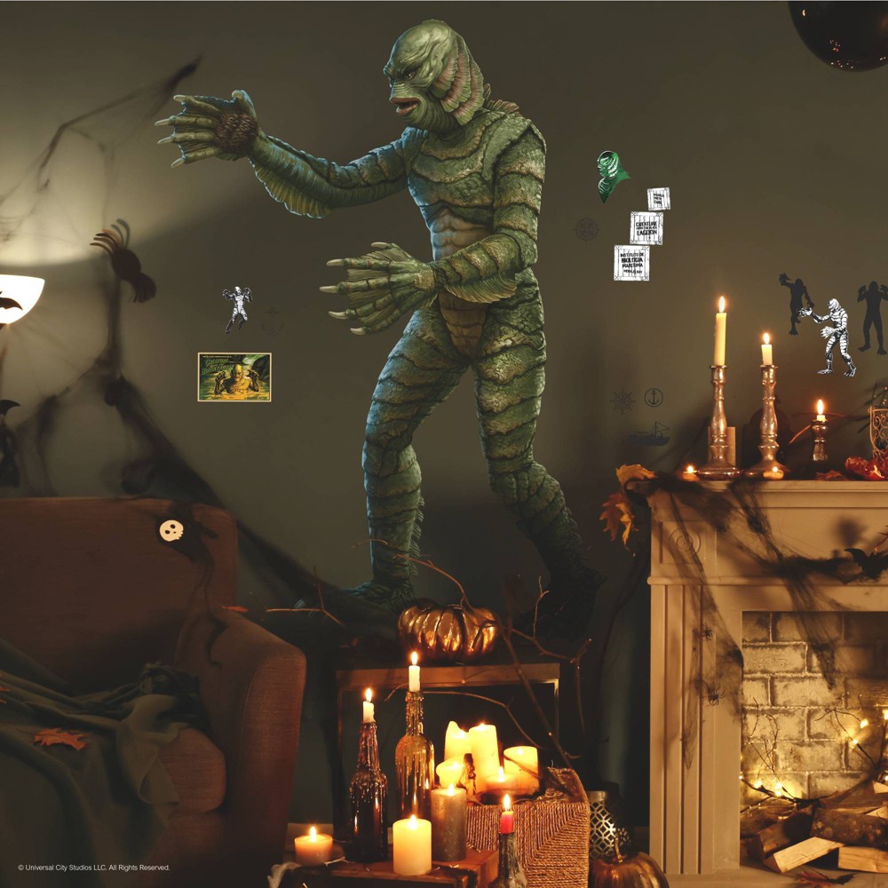 RoomMates Classic Monsters Creature From the Black Lagoon Giant Peel & Stick Kids' Wall Decals