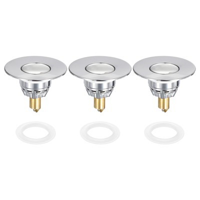 Unique Bargains Stainless Steel Anti-Backflow Kitchen with Protective Cover Drain Stoppers