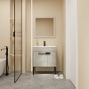 Freestanding Bathroom Vanity with Ceramic Sink, Dual-Purpose Wall-Mounted/Floor-Standing Design, Adjustable Shelf - 3 of 4