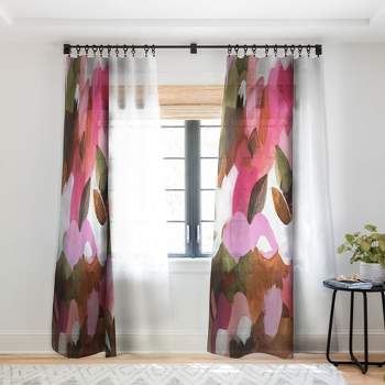 Laura Fedorowicz The Color of my Soul Single Panel Sheer Window Curtain - Deny Designs