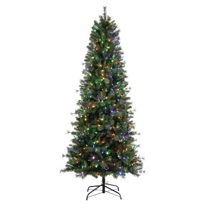 Haute Decor 7.5' Prelit Slim Grand Bank Fir Christmas Tree