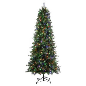 Haute Decor 7.5' Prelit Slim Grand Bank Fir Christmas Tree - 1 of 4
