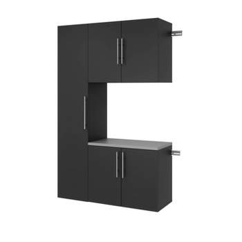 Prepac Elite Stackable Wall Cabinet, Black, 32