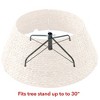 Casafield Water Hyacinth Christmas Tree Collar, Woven Tree Base Cover with Cord Cut Out - 3 of 4