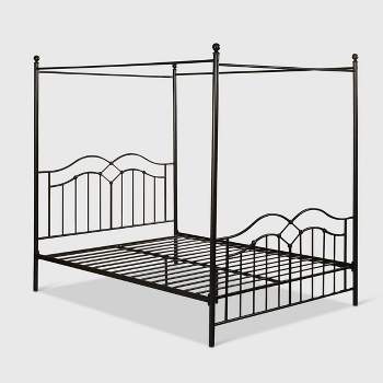 Queen Earhart Traditional Iron Canopy Bed - Christopher Knight Home