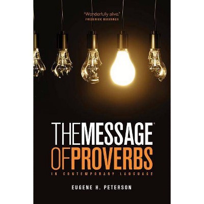 The Message the Book of Proverbs - (First Book Challenge) (Paperback)