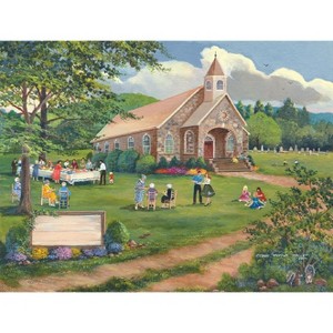 Sunsout Sunday Dinner on the Grounds 300 pc   Jigsaw Puzzle 22146 - 1 of 4