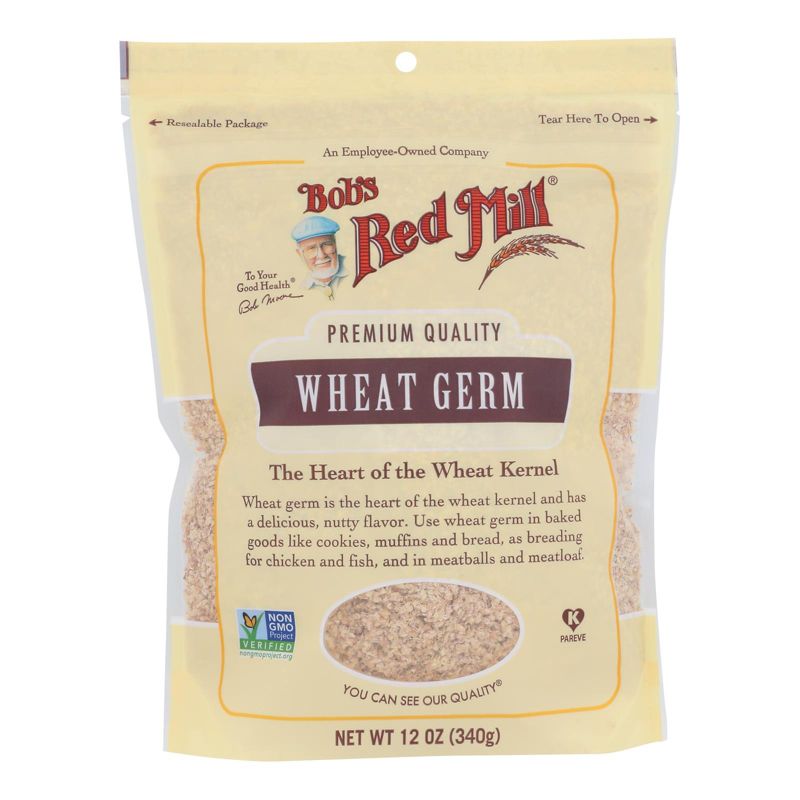 Bob's Red Mill Cereal Wheat Germ - Case of 4/12 oz, 2 of 7