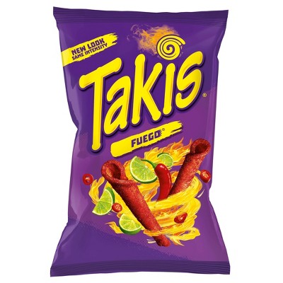 Barcel Takis Fuego Hot Chili Pepper & Lime Corn Snacks - 9.9oz