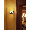 Minka Lavery Rustic Wall Light Sconce Aspen Bronze Hardwired 12 3/4" Fixture "X" Wire Design Scavo Glass for Bedroom Bathroom - 4 of 4