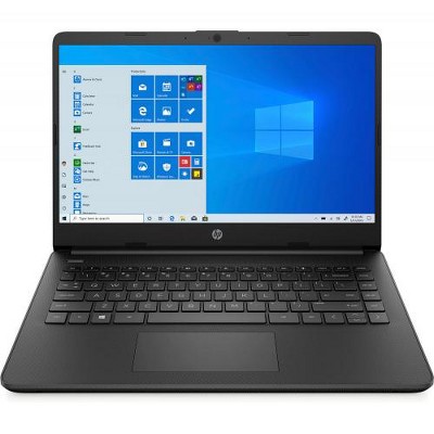 HP 14 Series 14" Touchscreen Laptop Intel Celeron N4020 4GB RAM 64GB eMMC Jet Black - Intel Celeron N4020 Dual-core - Integrated Intel UHD Graphics