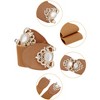 INSPIRE CHIC Women's Faux Leather Beaded Rhinestone Inlaid Elastic Waist Belt - 2 of 4