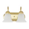 Livex Lighting Riviera 2 - Light Vanity in  Polished Brass - 3 of 4