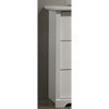 57" PU Paper Lamination 6-Drawer Dressers with Black Metal Handles and Tip-Over Restraint - 3 of 4