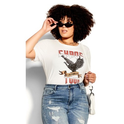 Black Colour - Bcmadelyn Big Tee 41119 - Shirts - Red