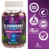 Sambucus Elderberry Immune Gummies - Daily Immune Support for Kids & Adults - Super Concentrated 35:1 Extract, Equivalent to 4200mg - 120 Gummies - 3 of 4
