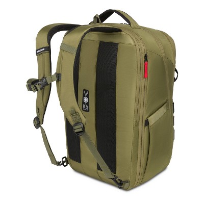 SWISSGEAR 45L Travel Backpack with RFID Blocking Pocket - Olive Branch — фото 2