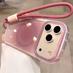 HTUTWOO Gradient Case for iPhone 17 Air with Lanyard, Cute Magnetic Shockproof Phone Protective Cover - 1 of 4