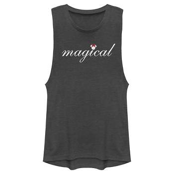 Juniors Womens Mickey & Friends Magical Festival Muscle Tee