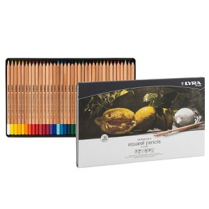 Lyra® Rembrandt Aquarell Watercolor Pencil Set Tin, Assorted Colors, 36 Pieces - 1 of 2