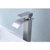 Vynxaria Waterfall Spout Single Handle Bathroom Sink Faucet - 2 of 4