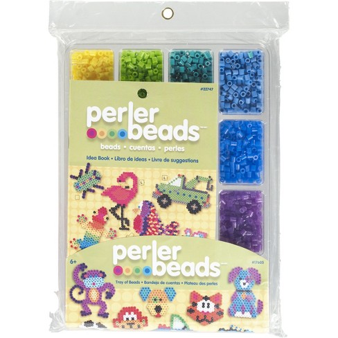 Perler Fused Bead Tray 4,000/Pkg W/Idea Book-Tray of Beads