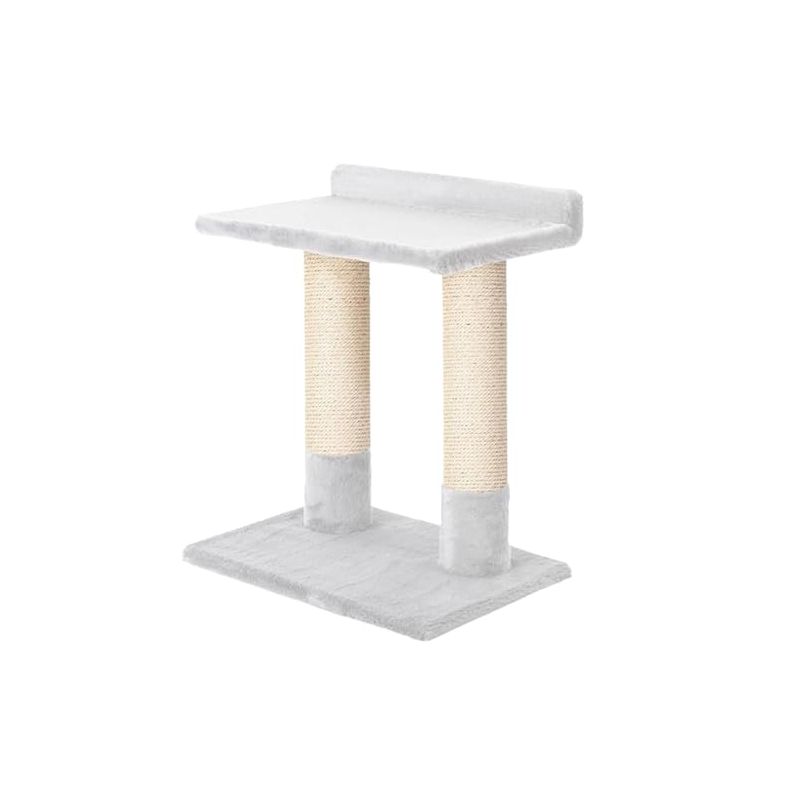 Noba 24 Inch Double Scratch Post White Natural, 1 of 2