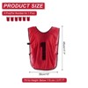 Unique Bargains Team Sports Reversible Numbered Soccer Training Vest 6 Pcs - 2 of 4