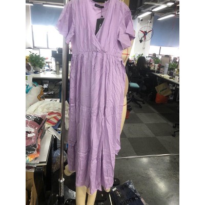 Women's  Maternity Maxi Dress Casual Wear Maternity Dress  pink floral M