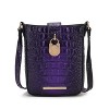 MKF Collection Avery Faux Crocodile Embossed Gradient Stylish crossbody bag for women by Mia K - 2 of 4