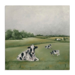 Stupell Industries Dairy Cows Grazing in Green Field, 24" x 24" - 1 of 4